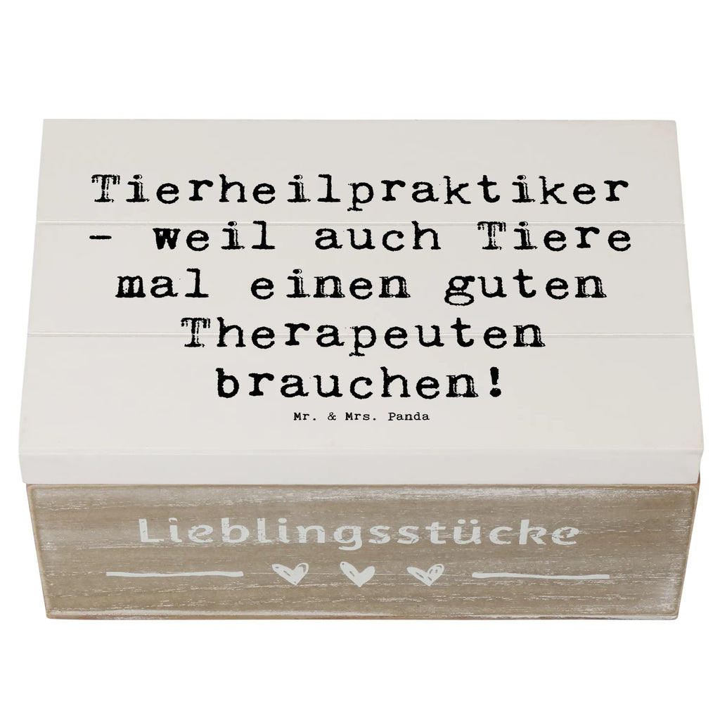 Holzkiste Spruch Tierheilpraktiker - weil auch Tiere mal einen guten Therapeuten brauchen! Holzkiste, Kiste, Schatzkiste, Truhe, Schatulle, XXL, Erinnerungsbox, Erinnerungskiste, Dekokiste, Aufbewahrungsbox, Geschenkbox, Geschenkdose, Beruf, Ausbildung, Jubiläum, Abschied, Rente, Kollege, Kollegin, Geschenk, Schenken, Arbeitskollege, Mitarbeiter, Firma, Danke, Dankeschön