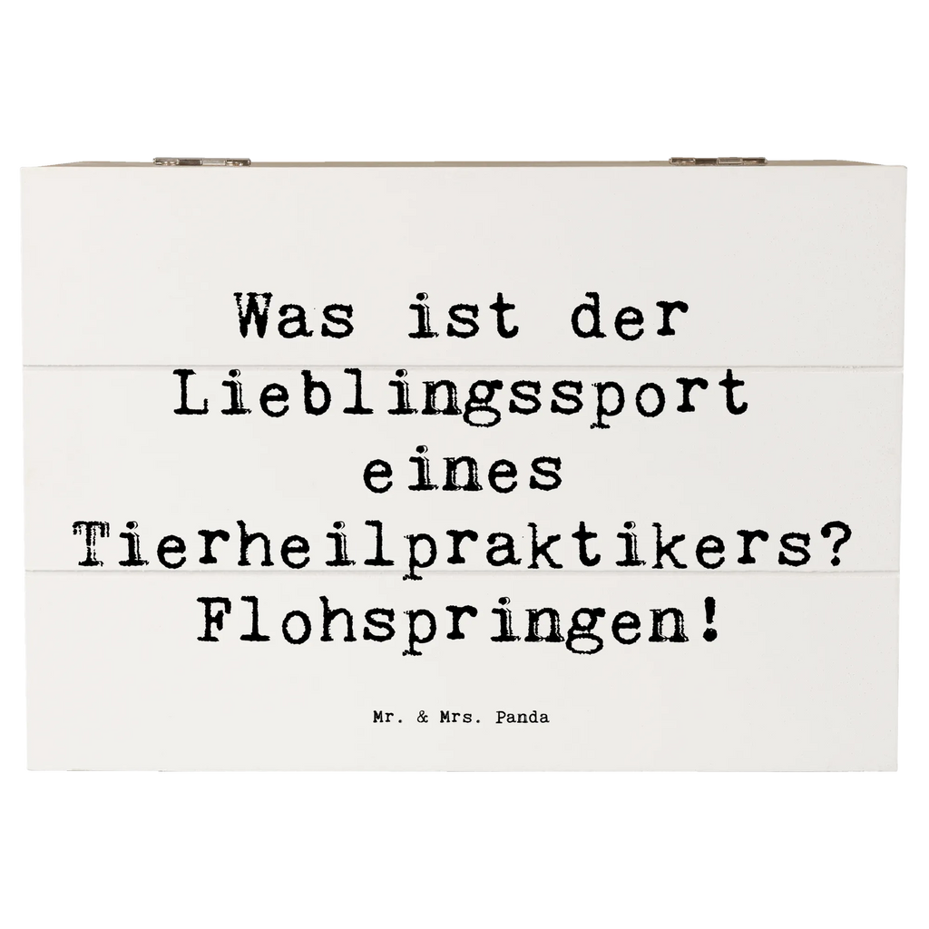 Holzkiste Spruch Was ist der Lieblingssport eines Tierheilpraktikers? Flohspringen! Holzkiste, Kiste, Schatzkiste, Truhe, Schatulle, XXL, Erinnerungsbox, Erinnerungskiste, Dekokiste, Aufbewahrungsbox, Geschenkbox, Geschenkdose, Beruf, Ausbildung, Jubiläum, Abschied, Rente, Kollege, Kollegin, Geschenk, Schenken, Arbeitskollege, Mitarbeiter, Firma, Danke, Dankeschön