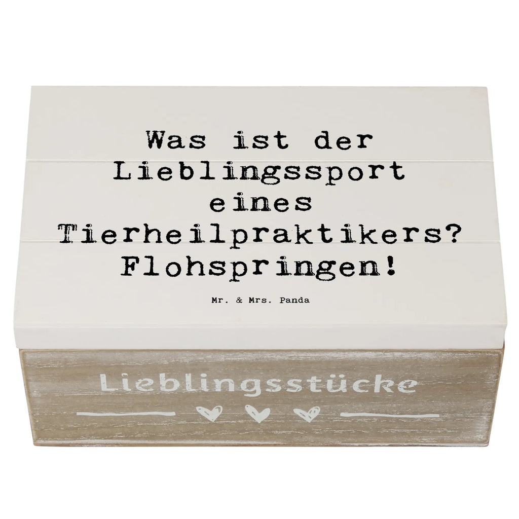 Holzkiste Spruch Was ist der Lieblingssport eines Tierheilpraktikers? Flohspringen! Holzkiste, Kiste, Schatzkiste, Truhe, Schatulle, XXL, Erinnerungsbox, Erinnerungskiste, Dekokiste, Aufbewahrungsbox, Geschenkbox, Geschenkdose, Beruf, Ausbildung, Jubiläum, Abschied, Rente, Kollege, Kollegin, Geschenk, Schenken, Arbeitskollege, Mitarbeiter, Firma, Danke, Dankeschön