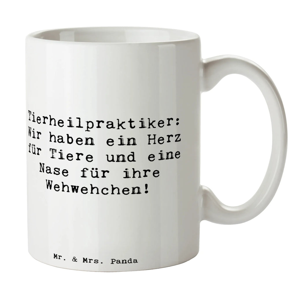 Tasse Spruch Tierheilpraktiker: Wir haben ein Herz für Tiere und eine Nase für ihre Wehwehchen! Tasse, Kaffeetasse, Teetasse, Becher, Kaffeebecher, Teebecher, Keramiktasse, Porzellantasse, Büro Tasse, Geschenk Tasse, Tasse Sprüche, Tasse Motive, Kaffeetassen, Tasse bedrucken, Designer Tasse, Cappuccino Tassen, Schöne Teetassen, Beruf, Ausbildung, Jubiläum, Abschied, Rente, Kollege, Kollegin, Geschenk, Schenken, Arbeitskollege, Mitarbeiter, Firma, Danke, Dankeschön