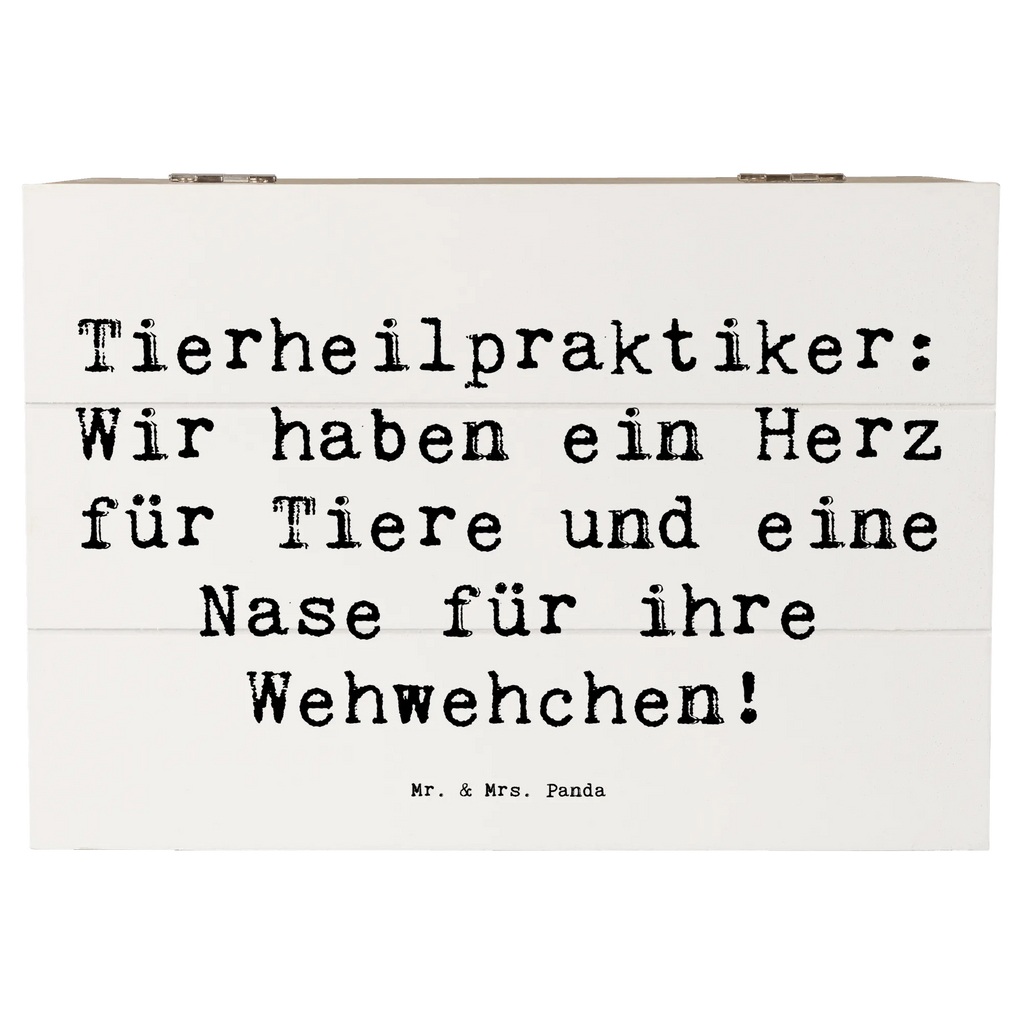 Holzkiste Spruch Tierheilpraktiker: Wir haben ein Herz für Tiere und eine Nase für ihre Wehwehchen! Holzkiste, Kiste, Schatzkiste, Truhe, Schatulle, XXL, Erinnerungsbox, Erinnerungskiste, Dekokiste, Aufbewahrungsbox, Geschenkbox, Geschenkdose, Beruf, Ausbildung, Jubiläum, Abschied, Rente, Kollege, Kollegin, Geschenk, Schenken, Arbeitskollege, Mitarbeiter, Firma, Danke, Dankeschön