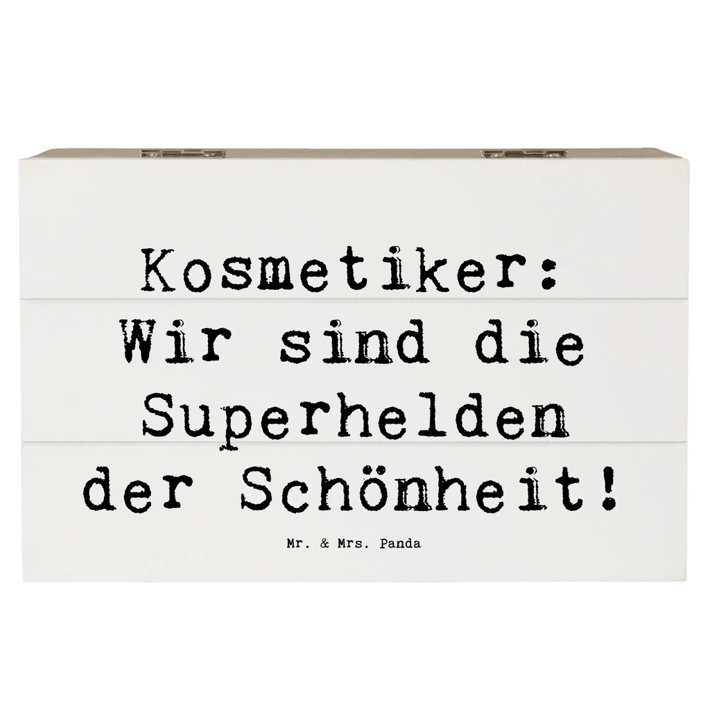 Holzkiste Spruch Kosmetiker: Wir sind die Superhelden der Schönheit! Holzkiste, Kiste, Schatzkiste, Truhe, Schatulle, XXL, Erinnerungsbox, Erinnerungskiste, Dekokiste, Aufbewahrungsbox, Geschenkbox, Geschenkdose, Beruf, Ausbildung, Jubiläum, Abschied, Rente, Kollege, Kollegin, Geschenk, Schenken, Arbeitskollege, Mitarbeiter, Firma, Danke, Dankeschön