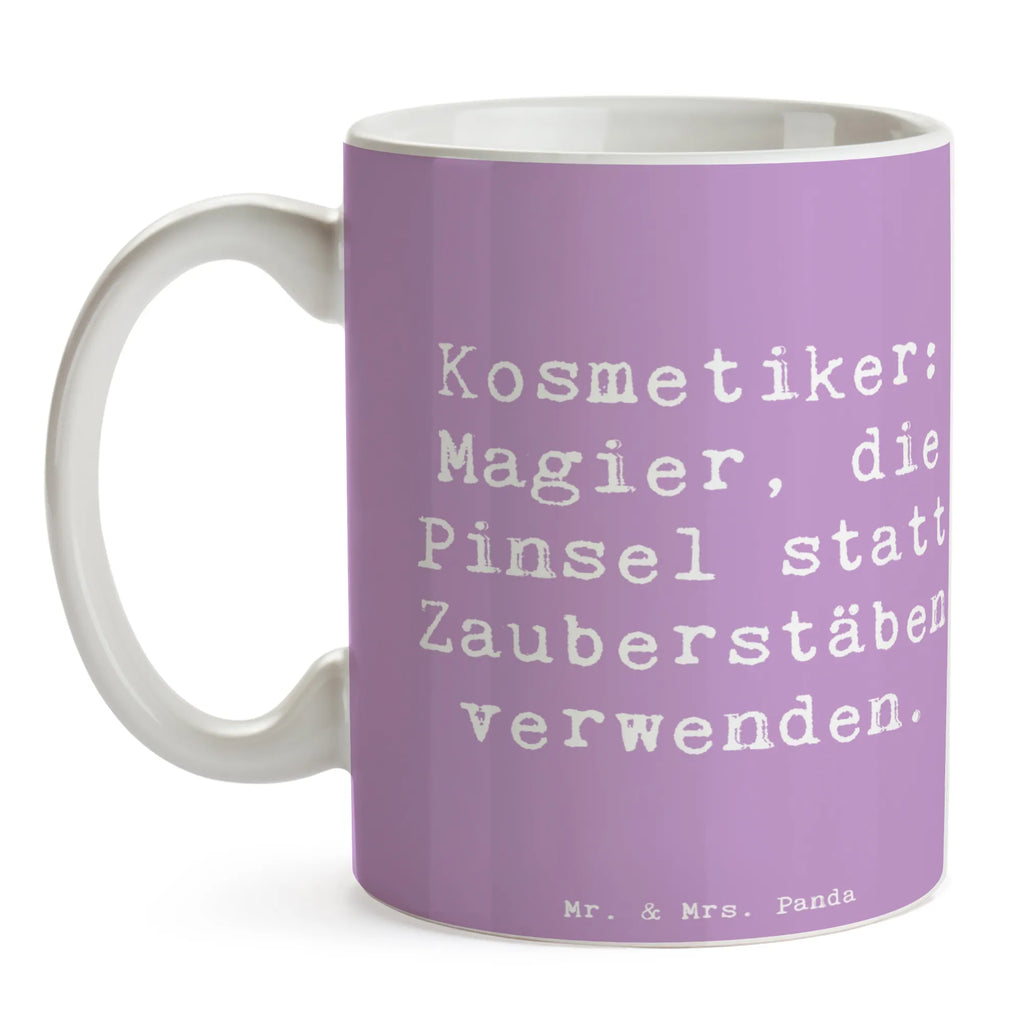 Tasse Spruch Kosmetiker: Magier, die Pinsel statt Zauberstäben verwenden. Tasse, Kaffeetasse, Teetasse, Becher, Kaffeebecher, Teebecher, Keramiktasse, Porzellantasse, Büro Tasse, Geschenk Tasse, Tasse Sprüche, Tasse Motive, Kaffeetassen, Tasse bedrucken, Designer Tasse, Cappuccino Tassen, Schöne Teetassen, Beruf, Ausbildung, Jubiläum, Abschied, Rente, Kollege, Kollegin, Geschenk, Schenken, Arbeitskollege, Mitarbeiter, Firma, Danke, Dankeschön