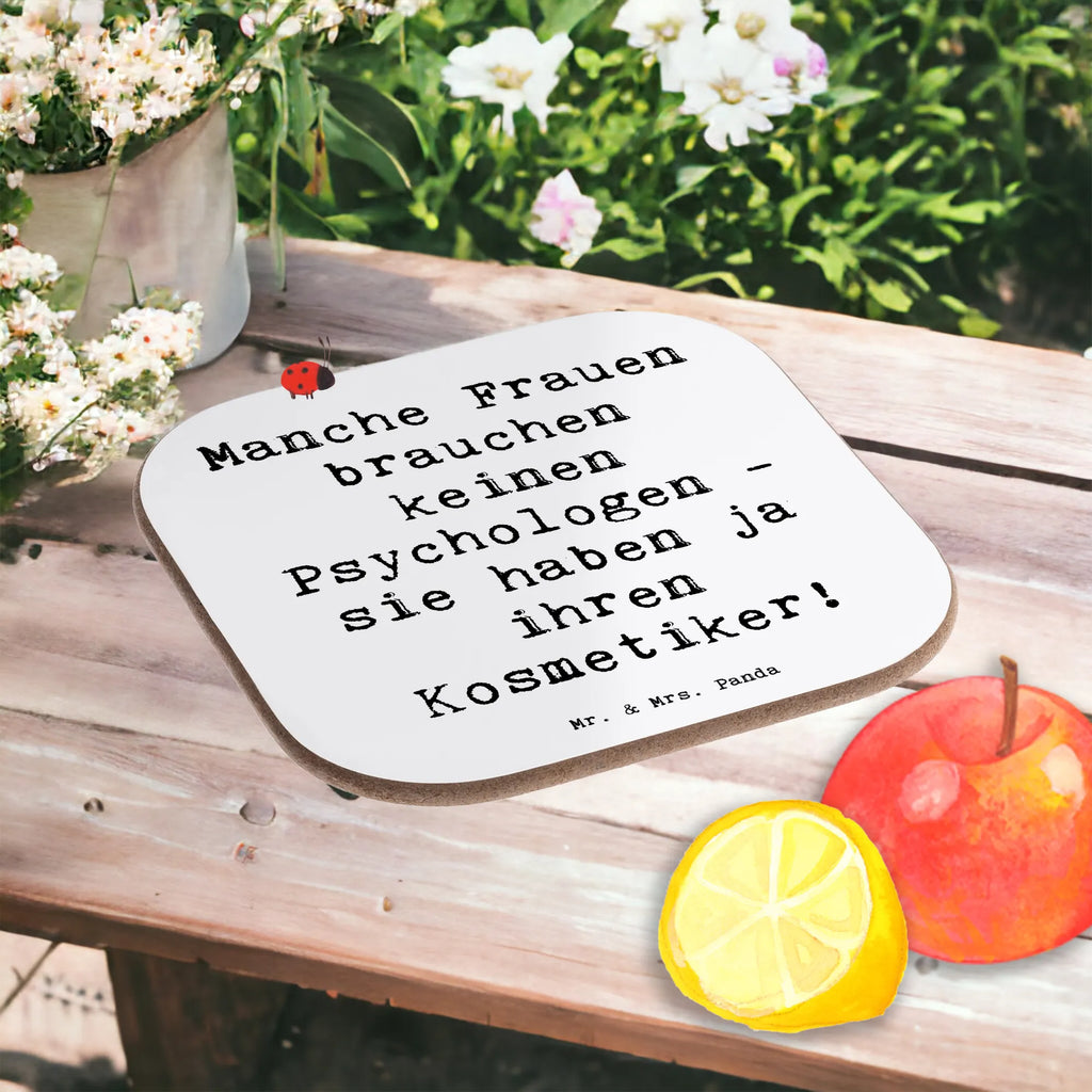 Untersetzer Spruch Manche Frauen brauchen keinen Psychologen - sie haben ja ihren Kosmetiker! Untersetzer, Bierdeckel, Glasuntersetzer, Untersetzer Gläser, Getränkeuntersetzer, Untersetzer aus Holz, Untersetzer für Gläser, Korkuntersetzer, Untersetzer Holz, Holzuntersetzer, Tassen Untersetzer, Untersetzer Design, Beruf, Ausbildung, Jubiläum, Abschied, Rente, Kollege, Kollegin, Geschenk, Schenken, Arbeitskollege, Mitarbeiter, Firma, Danke, Dankeschön