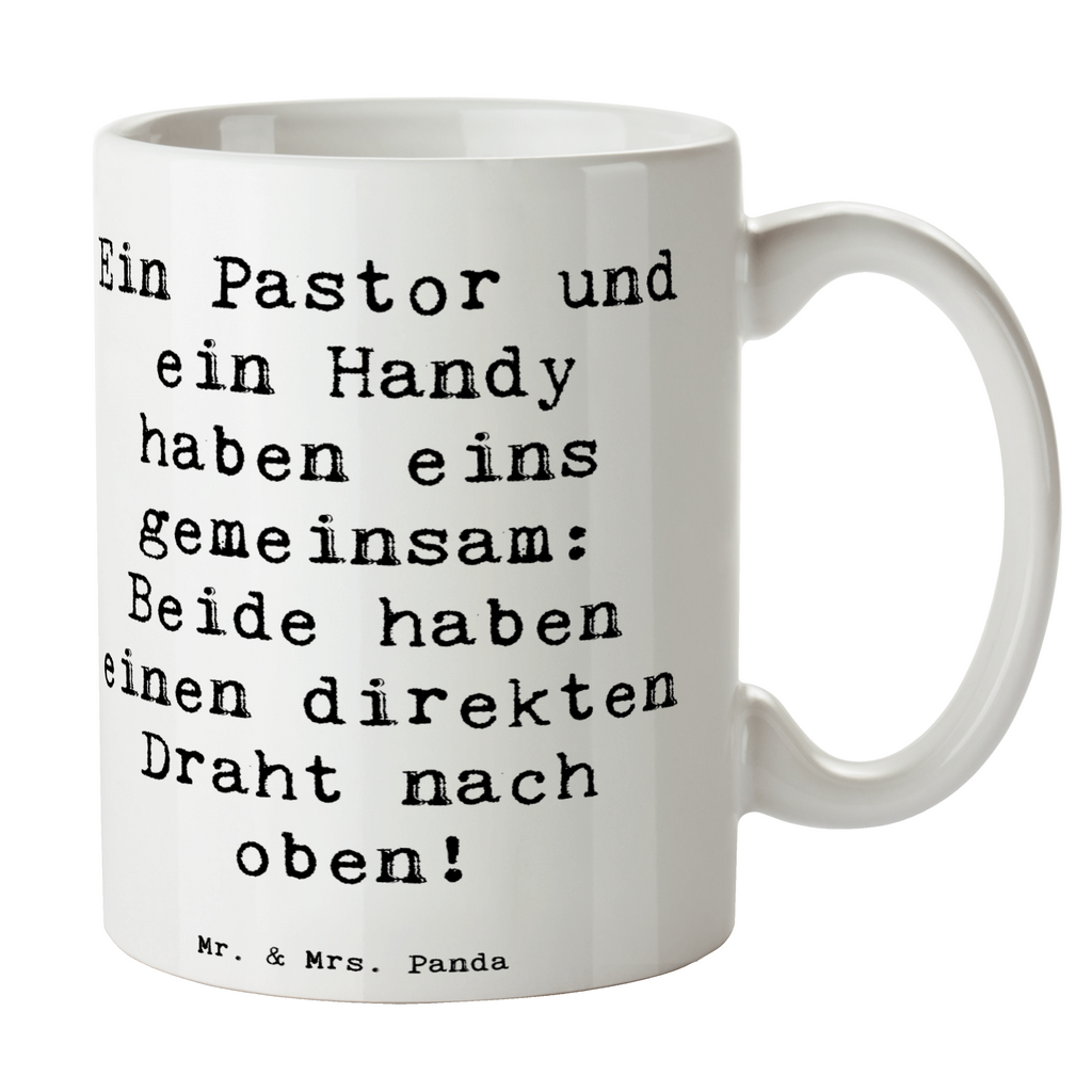 Tasse Spruch Ein Pastor und ein Handy haben eins gemeinsam: Beide haben einen direkten Draht nach oben! Tasse, Kaffeetasse, Teetasse, Becher, Kaffeebecher, Teebecher, Keramiktasse, Porzellantasse, Büro Tasse, Geschenk Tasse, Tasse Sprüche, Tasse Motive, Kaffeetassen, Tasse bedrucken, Designer Tasse, Cappuccino Tassen, Schöne Teetassen, Beruf, Ausbildung, Jubiläum, Abschied, Rente, Kollege, Kollegin, Geschenk, Schenken, Arbeitskollege, Mitarbeiter, Firma, Danke, Dankeschön