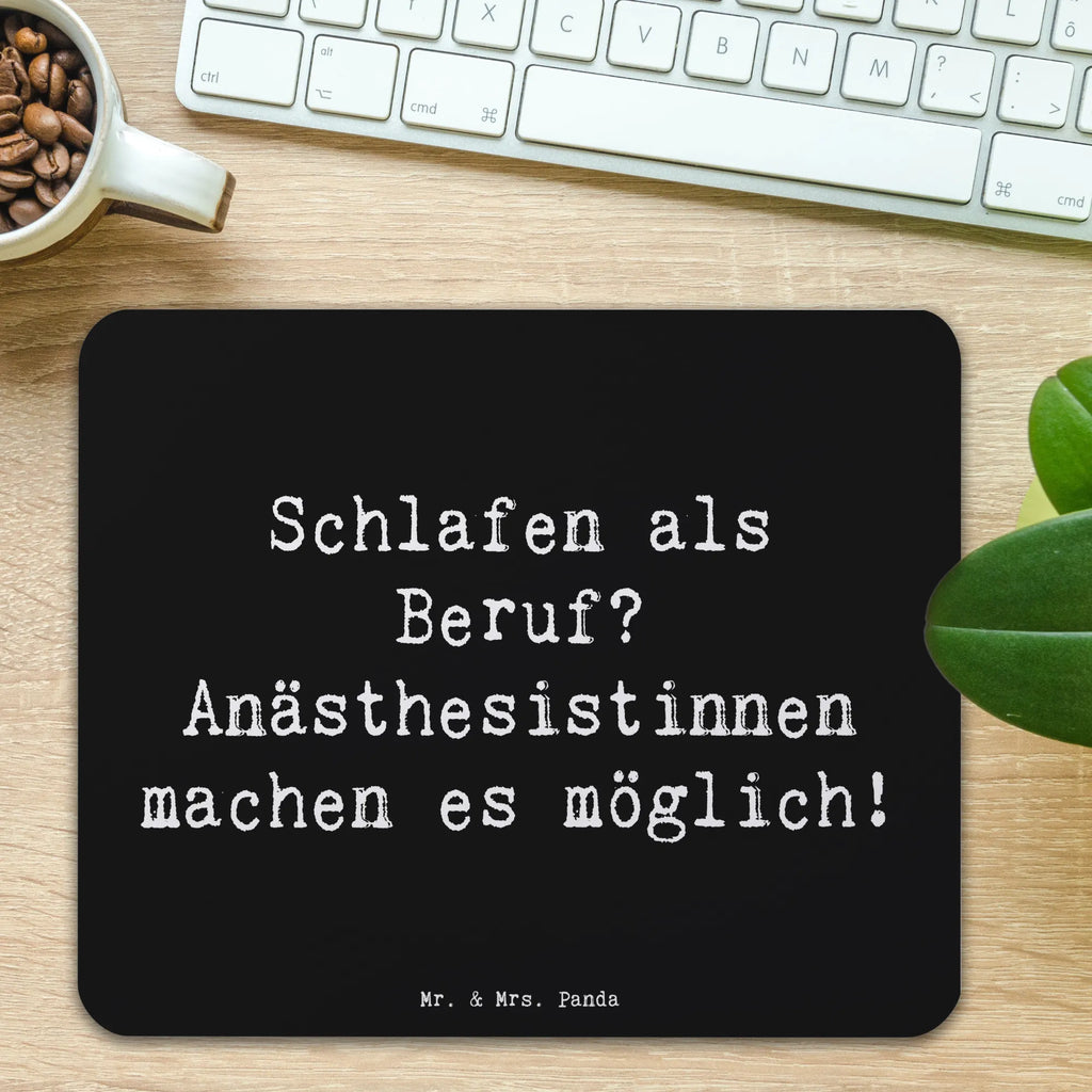 Mauspad Spruch Schlafen als Beruf? Anästhesistinnen machen es möglich! Mousepad, Computer zubehör, Büroausstattung, PC Zubehör, Arbeitszimmer, Mauspad, Einzigartiges Mauspad, Designer Mauspad, Mausunterlage, Mauspad Büro, Beruf, Ausbildung, Jubiläum, Abschied, Rente, Kollege, Kollegin, Geschenk, Schenken, Arbeitskollege, Mitarbeiter, Firma, Danke, Dankeschön