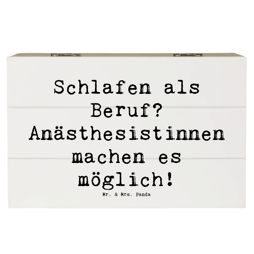 Holzkiste Spruch Schlafen als Beruf? Anästhesistinnen machen es möglich! Holzkiste, Kiste, Schatzkiste, Truhe, Schatulle, XXL, Erinnerungsbox, Erinnerungskiste, Dekokiste, Aufbewahrungsbox, Geschenkbox, Geschenkdose, Beruf, Ausbildung, Jubiläum, Abschied, Rente, Kollege, Kollegin, Geschenk, Schenken, Arbeitskollege, Mitarbeiter, Firma, Danke, Dankeschön