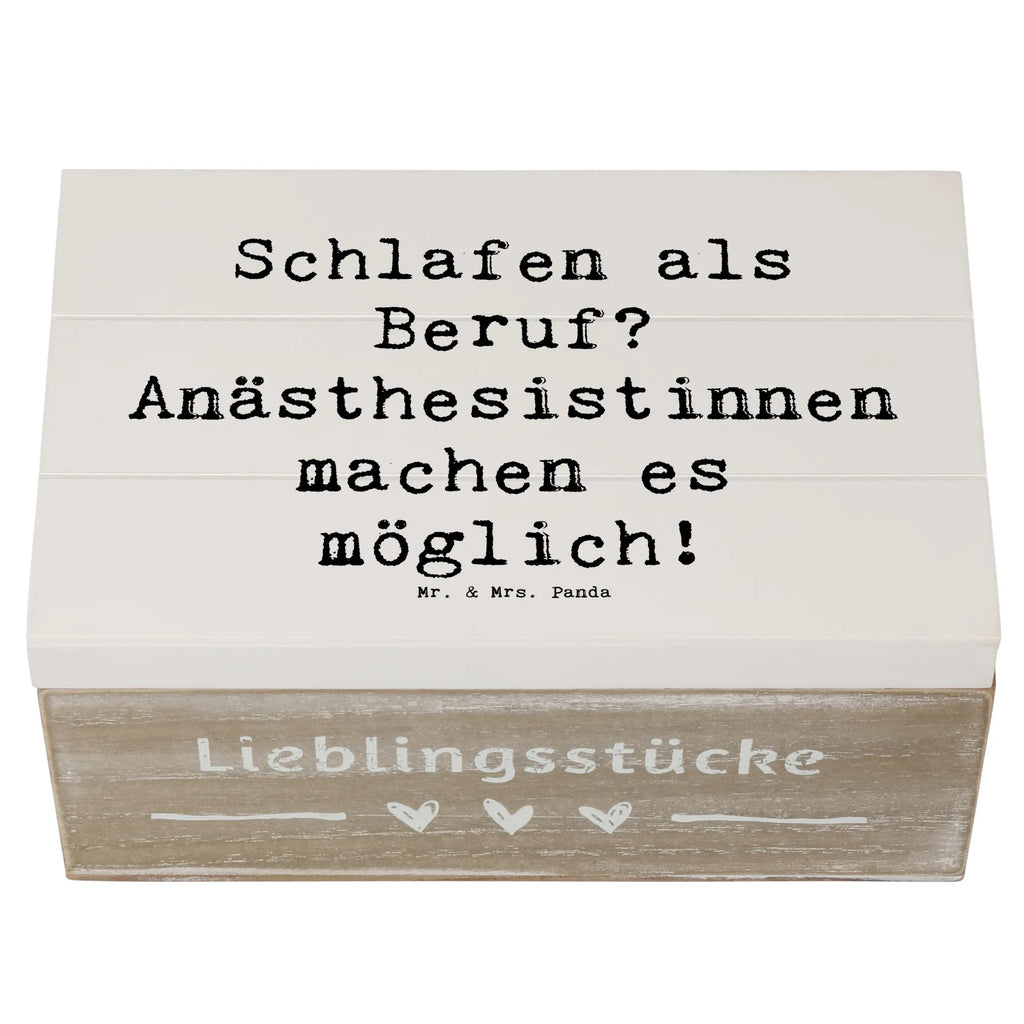 Holzkiste Spruch Schlafen als Beruf? Anästhesistinnen machen es möglich! Holzkiste, Kiste, Schatzkiste, Truhe, Schatulle, XXL, Erinnerungsbox, Erinnerungskiste, Dekokiste, Aufbewahrungsbox, Geschenkbox, Geschenkdose, Beruf, Ausbildung, Jubiläum, Abschied, Rente, Kollege, Kollegin, Geschenk, Schenken, Arbeitskollege, Mitarbeiter, Firma, Danke, Dankeschön