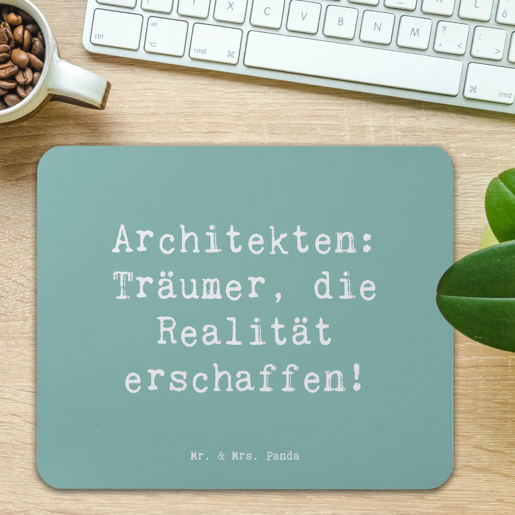 Mauspad Spruch Architekten: Träumer, die Realität erschaffen! Mousepad, Computer zubehör, Büroausstattung, PC Zubehör, Arbeitszimmer, Mauspad, Einzigartiges Mauspad, Designer Mauspad, Mausunterlage, Mauspad Büro, Beruf, Ausbildung, Jubiläum, Abschied, Rente, Kollege, Kollegin, Geschenk, Schenken, Arbeitskollege, Mitarbeiter, Firma, Danke, Dankeschön