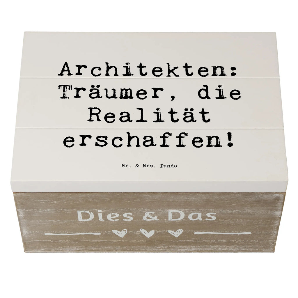 Holzkiste Spruch Architekten: Träumer, die Realität erschaffen! Holzkiste, Kiste, Schatzkiste, Truhe, Schatulle, XXL, Erinnerungsbox, Erinnerungskiste, Dekokiste, Aufbewahrungsbox, Geschenkbox, Geschenkdose, Beruf, Ausbildung, Jubiläum, Abschied, Rente, Kollege, Kollegin, Geschenk, Schenken, Arbeitskollege, Mitarbeiter, Firma, Danke, Dankeschön