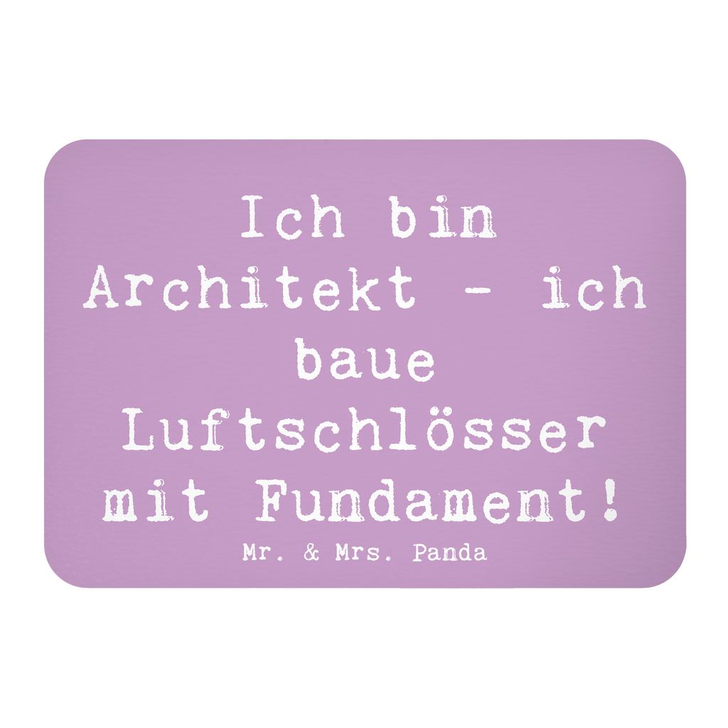 Magnet Spruch Ich bin Architekt - ich baue Luftschlösser mit Fundament! Kühlschrankmagnet, Pinnwandmagnet, Souvenir Magnet, Motivmagnete, Dekomagnet, Whiteboard Magnet, Notiz Magnet, Kühlschrank Dekoration, Beruf, Ausbildung, Jubiläum, Abschied, Rente, Kollege, Kollegin, Geschenk, Schenken, Arbeitskollege, Mitarbeiter, Firma, Danke, Dankeschön