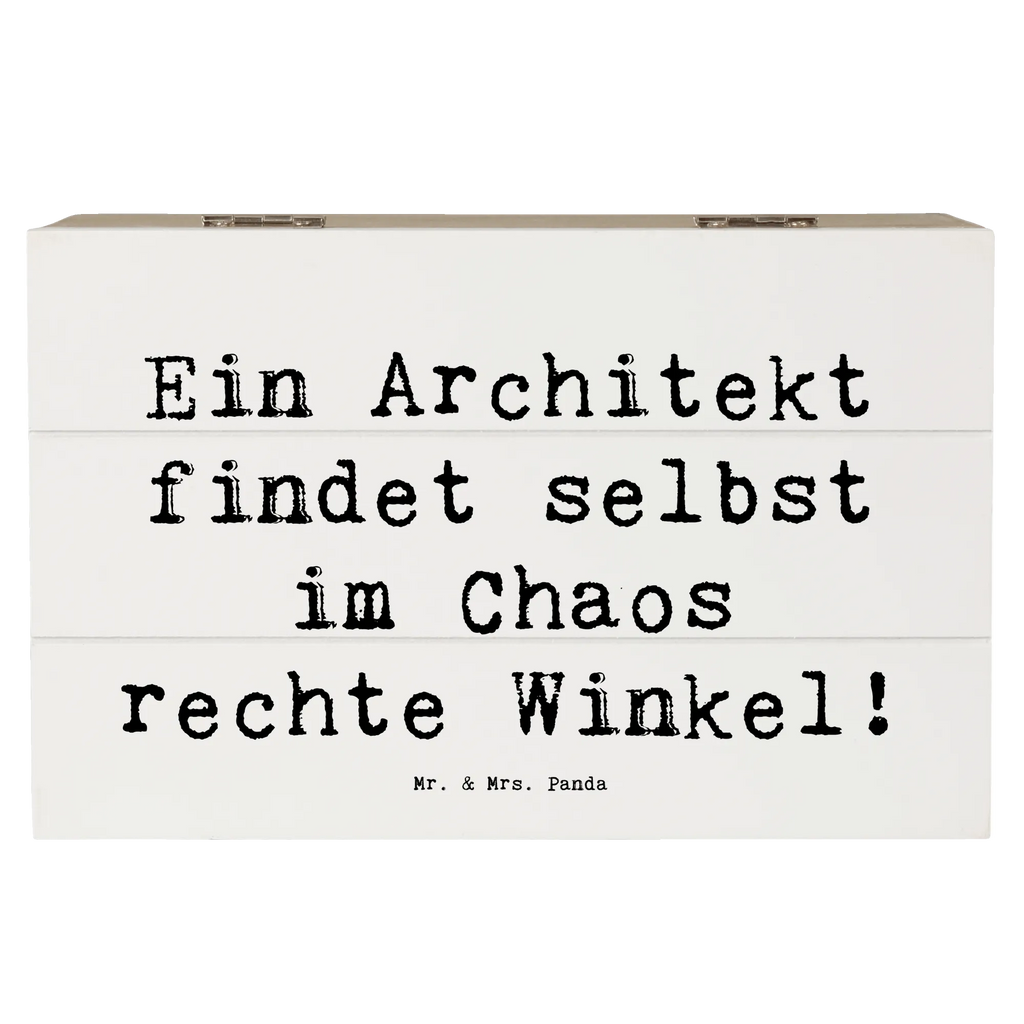 Holzkiste Spruch Ein Architekt findet selbst im Chaos rechte Winkel! Holzkiste, Kiste, Schatzkiste, Truhe, Schatulle, XXL, Erinnerungsbox, Erinnerungskiste, Dekokiste, Aufbewahrungsbox, Geschenkbox, Geschenkdose, Beruf, Ausbildung, Jubiläum, Abschied, Rente, Kollege, Kollegin, Geschenk, Schenken, Arbeitskollege, Mitarbeiter, Firma, Danke, Dankeschön