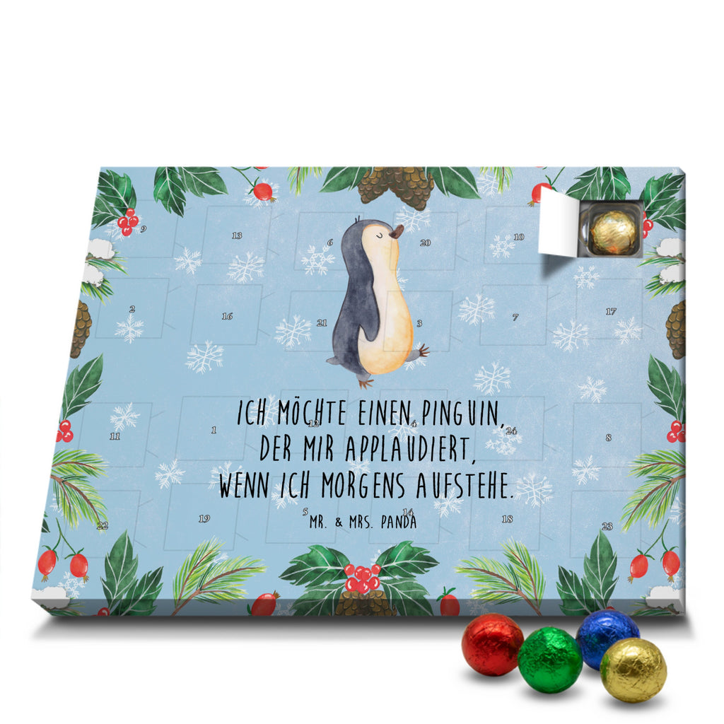 Schoko Adventskalender Pinguin marschieren Adventskalender, Schokoladen Adventskalender, Schoko Adventskalender, Pinguin, Pinguine, Frühaufsteher, Langschläfer, Bruder, Schwester, Familie