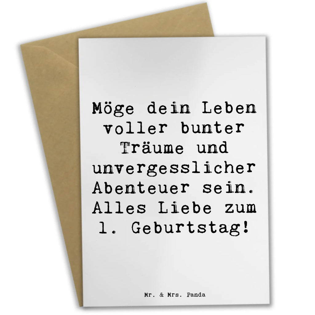 Grußkarte Spruch Alles Liebe zum 1. Geburtstag Grußkarte, Klappkarte, Einladungskarte, Glückwunschkarte, Hochzeitskarte, Geburtstagskarte, Karte, Ansichtskarten, Geburtstag, Geburtstagsgeschenk, Geschenk