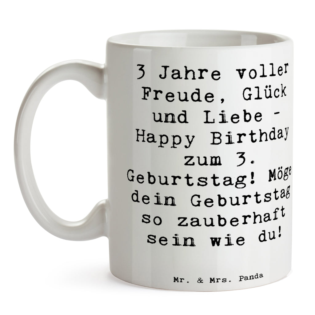 Tasse Spruch 3. Geburtstag Freude Tasse, Kaffeetasse, Teetasse, Becher, Kaffeebecher, Teebecher, Keramiktasse, Porzellantasse, Büro Tasse, Geschenk Tasse, Tasse Sprüche, Tasse Motive, Kaffeetassen, Tasse bedrucken, Designer Tasse, Cappuccino Tassen, Schöne Teetassen, Geburtstag, Geburtstagsgeschenk, Geschenk