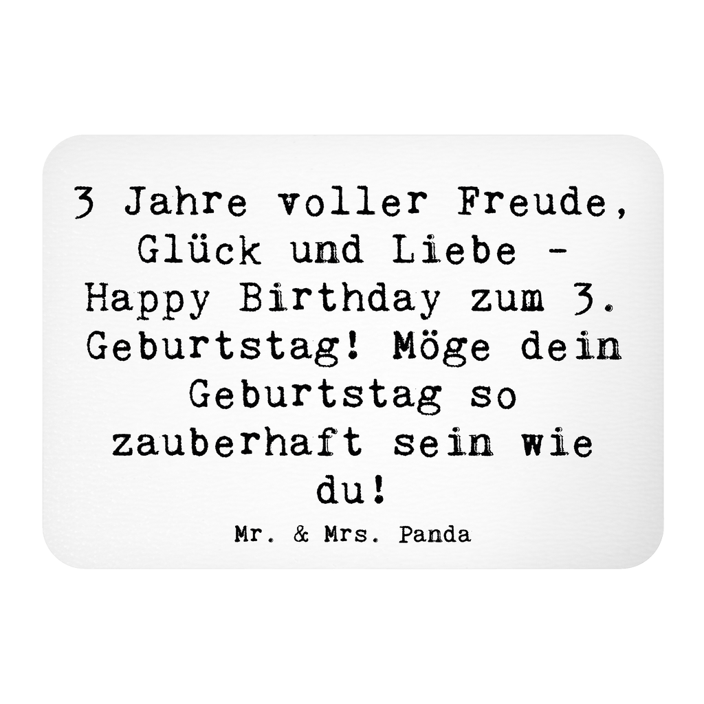 Magnet Spruch 3. Geburtstag Freude Kühlschrankmagnet, Pinnwandmagnet, Souvenir Magnet, Motivmagnete, Dekomagnet, Whiteboard Magnet, Notiz Magnet, Kühlschrank Dekoration, Geburtstag, Geburtstagsgeschenk, Geschenk