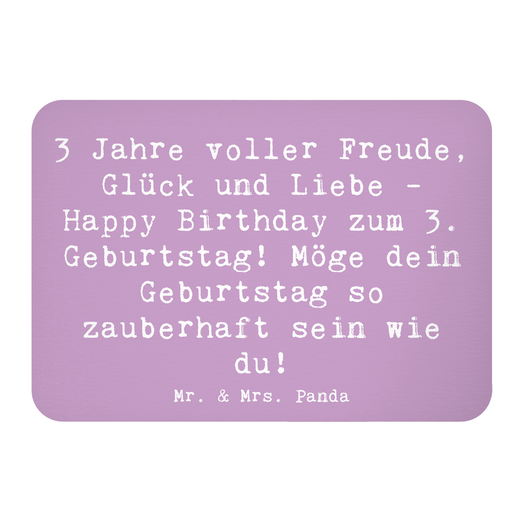 Magnet Spruch 3. Geburtstag Freude Kühlschrankmagnet, Pinnwandmagnet, Souvenir Magnet, Motivmagnete, Dekomagnet, Whiteboard Magnet, Notiz Magnet, Kühlschrank Dekoration, Geburtstag, Geburtstagsgeschenk, Geschenk