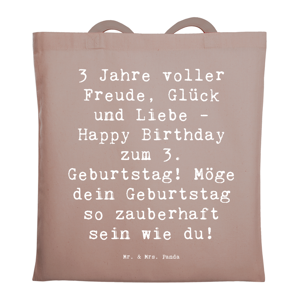 Tragetasche Spruch 3. Geburtstag Freude Beuteltasche, Beutel, Einkaufstasche, Jutebeutel, Stoffbeutel, Tasche, Shopper, Umhängetasche, Strandtasche, Schultertasche, Stofftasche, Tragetasche, Badetasche, Jutetasche, Einkaufstüte, Laptoptasche, Geburtstag, Geburtstagsgeschenk, Geschenk