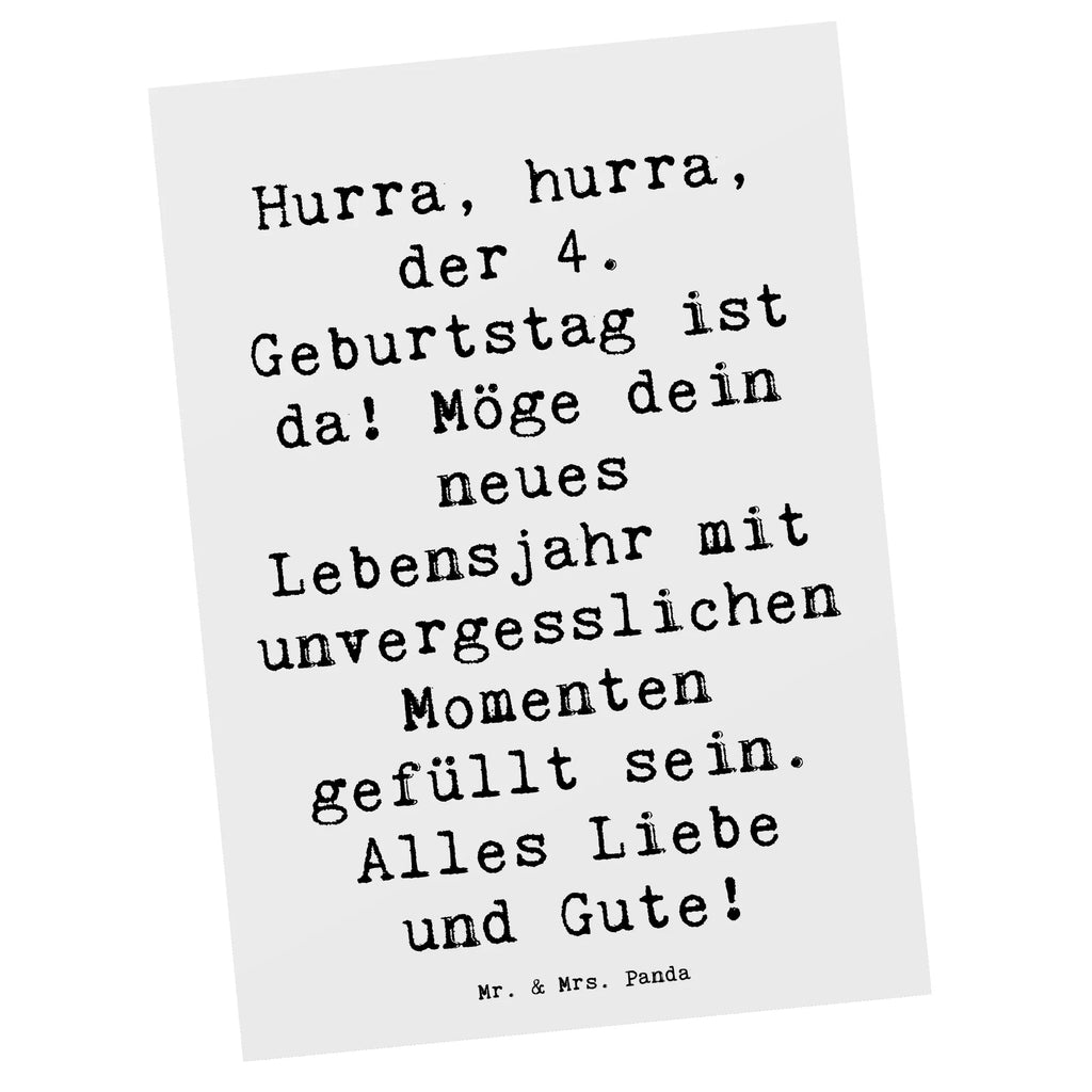 Postkarte Spruch 4. Geburtstag Feiern Postkarte, Karte, Geschenkkarte, Grußkarte, Einladung, Ansichtskarte, Geburtstagskarte, Einladungskarte, Dankeskarte, Ansichtskarten, Einladung Geburtstag, Einladungskarten Geburtstag, Geburtstag, Geburtstagsgeschenk, Geschenk