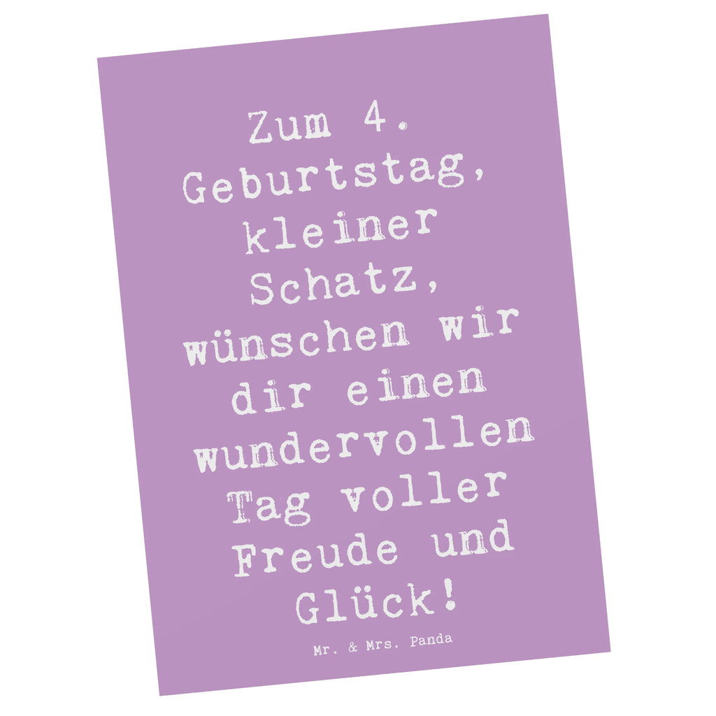 Postkarte Spruch 4. Geburtstag Postkarte, Karte, Geschenkkarte, Grußkarte, Einladung, Ansichtskarte, Geburtstagskarte, Einladungskarte, Dankeskarte, Ansichtskarten, Einladung Geburtstag, Einladungskarten Geburtstag, Geburtstag, Geburtstagsgeschenk, Geschenk