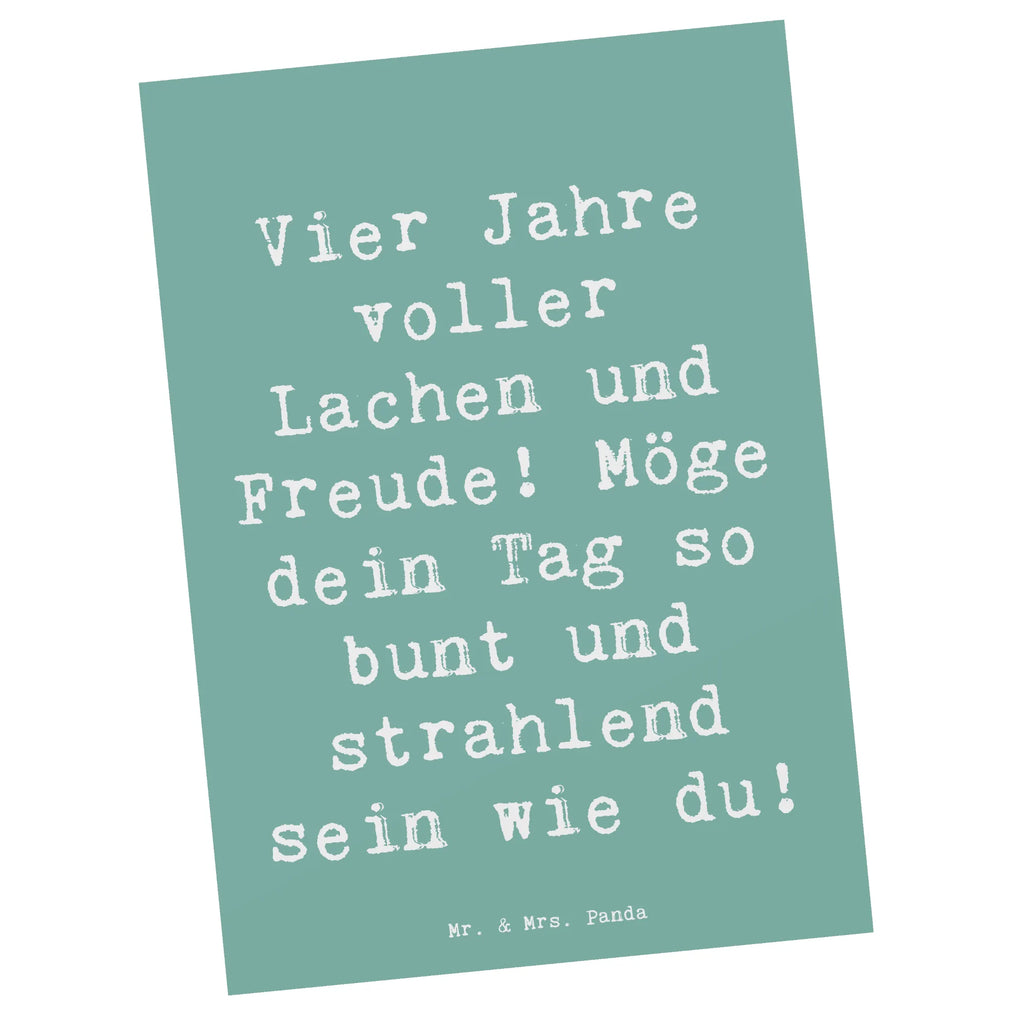 Postkarte Spruch 4. Geburtstag Freude Postkarte, Karte, Geschenkkarte, Grußkarte, Einladung, Ansichtskarte, Geburtstagskarte, Einladungskarte, Dankeskarte, Ansichtskarten, Einladung Geburtstag, Einladungskarten Geburtstag, Geburtstag, Geburtstagsgeschenk, Geschenk