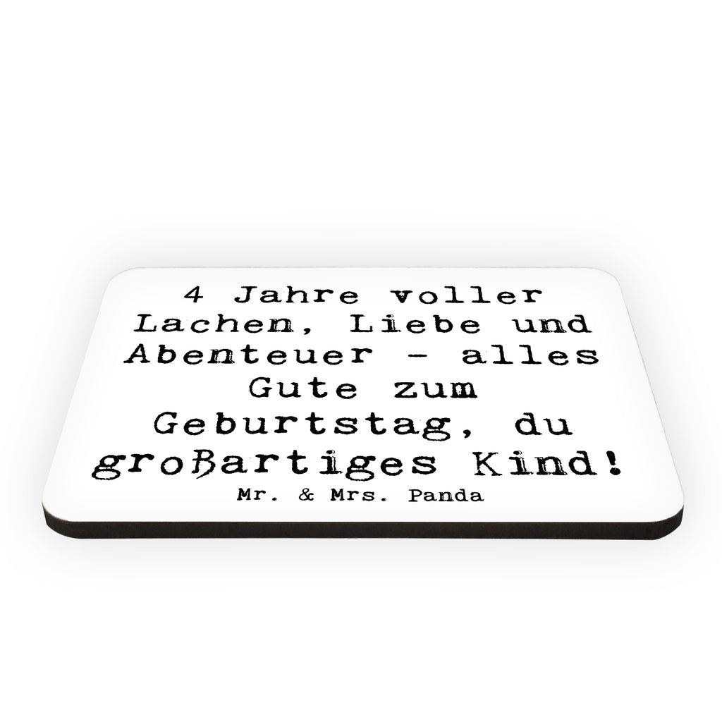 Magnet Spruch 4. Geburtstag Kühlschrankmagnet, Pinnwandmagnet, Souvenir Magnet, Motivmagnete, Dekomagnet, Whiteboard Magnet, Notiz Magnet, Kühlschrank Dekoration, Geburtstag, Geburtstagsgeschenk, Geschenk