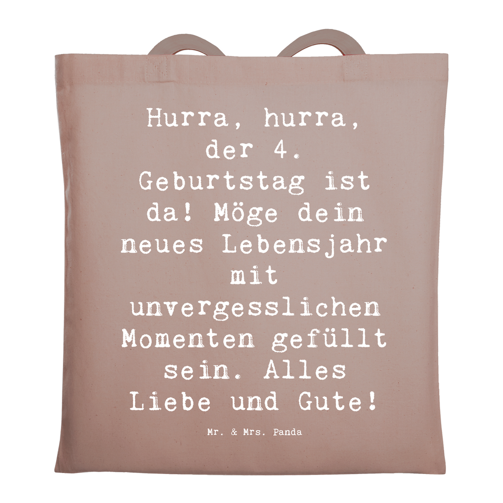 Tragetasche Spruch 4. Geburtstag Feiern Beuteltasche, Beutel, Einkaufstasche, Jutebeutel, Stoffbeutel, Tasche, Shopper, Umhängetasche, Strandtasche, Schultertasche, Stofftasche, Tragetasche, Badetasche, Jutetasche, Einkaufstüte, Laptoptasche, Geburtstag, Geburtstagsgeschenk, Geschenk