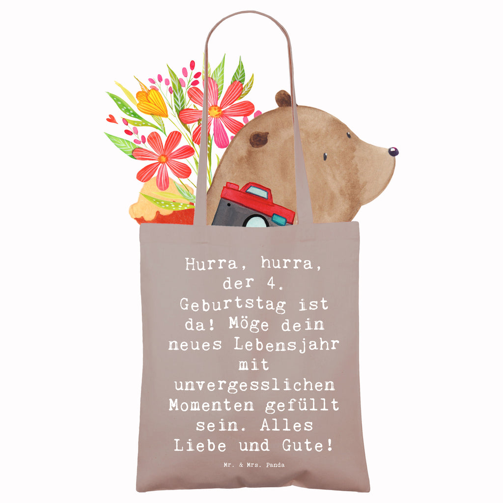 Tragetasche Spruch 4. Geburtstag Feiern Beuteltasche, Beutel, Einkaufstasche, Jutebeutel, Stoffbeutel, Tasche, Shopper, Umhängetasche, Strandtasche, Schultertasche, Stofftasche, Tragetasche, Badetasche, Jutetasche, Einkaufstüte, Laptoptasche, Geburtstag, Geburtstagsgeschenk, Geschenk