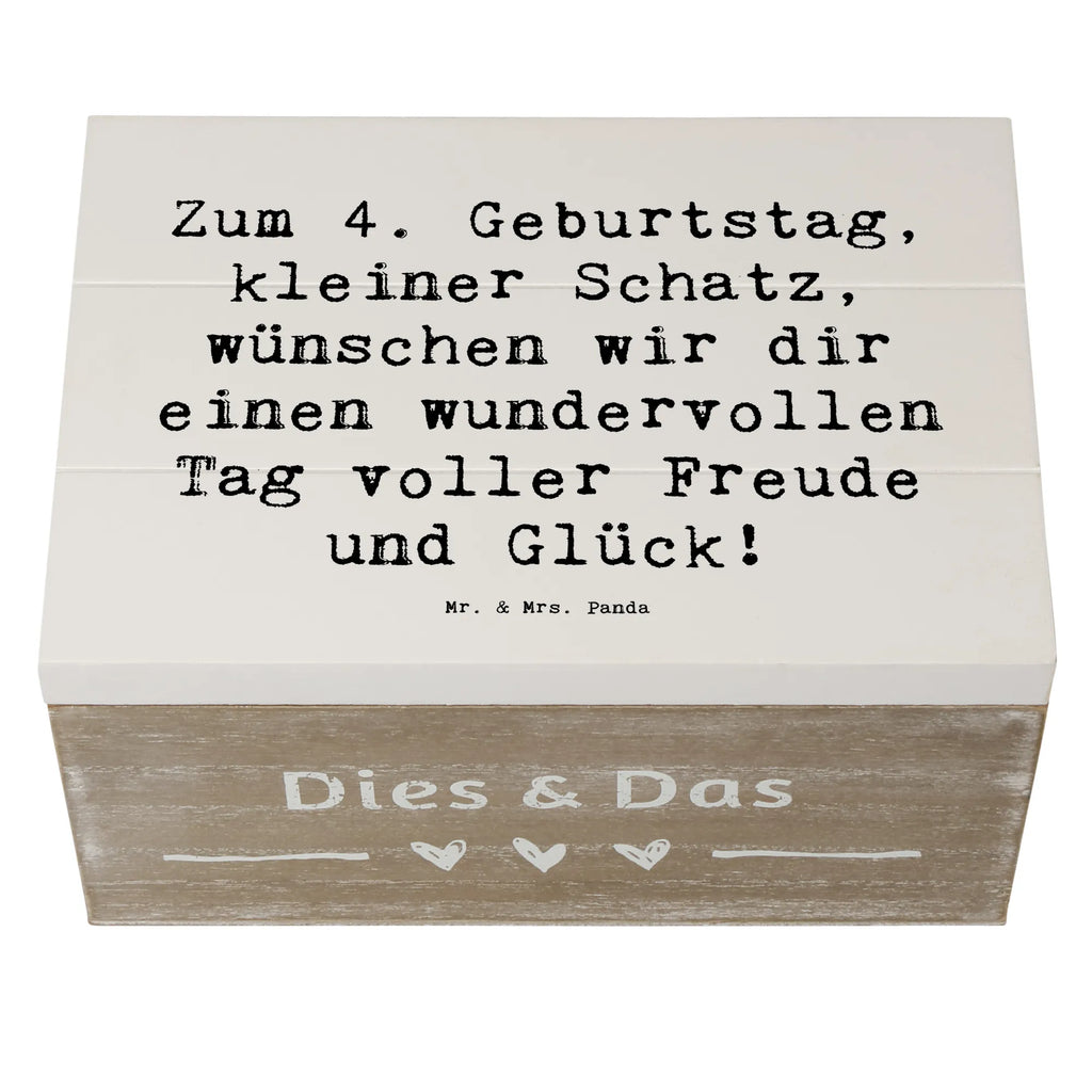 Holzkiste Spruch 4. Geburtstag Holzkiste, Kiste, Schatzkiste, Truhe, Schatulle, XXL, Erinnerungsbox, Erinnerungskiste, Dekokiste, Aufbewahrungsbox, Geschenkbox, Geschenkdose, Geburtstag, Geburtstagsgeschenk, Geschenk