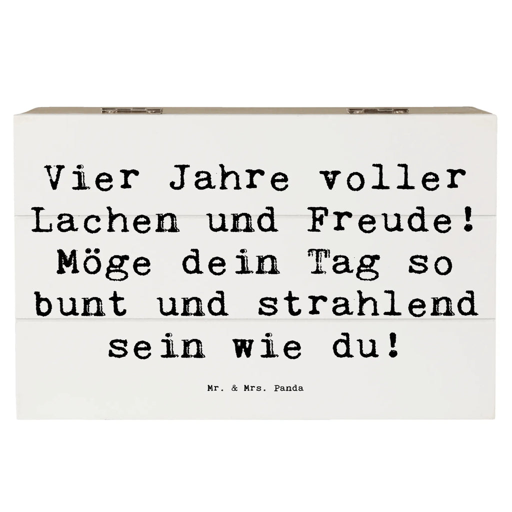 Holzkiste Spruch 4. Geburtstag Freude Holzkiste, Kiste, Schatzkiste, Truhe, Schatulle, XXL, Erinnerungsbox, Erinnerungskiste, Dekokiste, Aufbewahrungsbox, Geschenkbox, Geschenkdose, Geburtstag, Geburtstagsgeschenk, Geschenk