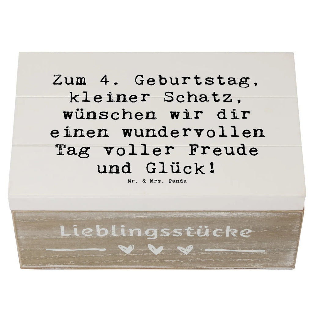 Holzkiste Spruch 4. Geburtstag Holzkiste, Kiste, Schatzkiste, Truhe, Schatulle, XXL, Erinnerungsbox, Erinnerungskiste, Dekokiste, Aufbewahrungsbox, Geschenkbox, Geschenkdose, Geburtstag, Geburtstagsgeschenk, Geschenk