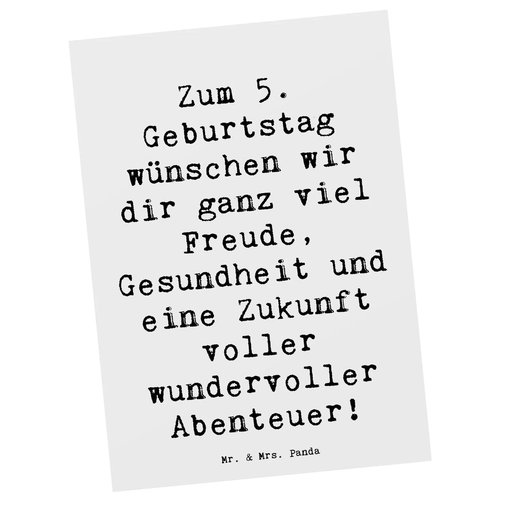 Postkarte Spruch 5. Geburtstag Freude Postkarte, Karte, Geschenkkarte, Grußkarte, Einladung, Ansichtskarte, Geburtstagskarte, Einladungskarte, Dankeskarte, Ansichtskarten, Einladung Geburtstag, Einladungskarten Geburtstag, Geburtstag, Geburtstagsgeschenk, Geschenk