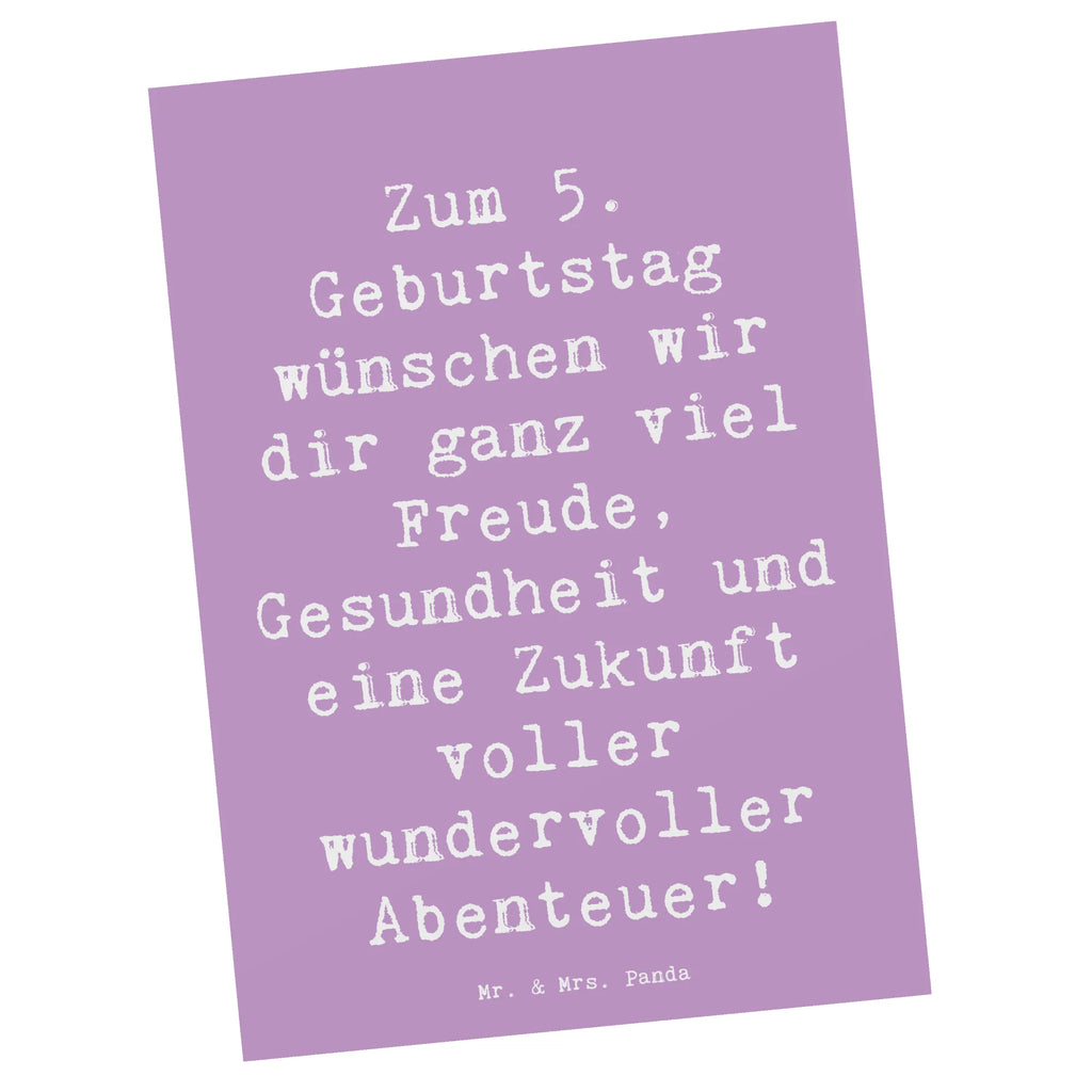 Postkarte Spruch 5. Geburtstag Freude Postkarte, Karte, Geschenkkarte, Grußkarte, Einladung, Ansichtskarte, Geburtstagskarte, Einladungskarte, Dankeskarte, Ansichtskarten, Einladung Geburtstag, Einladungskarten Geburtstag, Geburtstag, Geburtstagsgeschenk, Geschenk