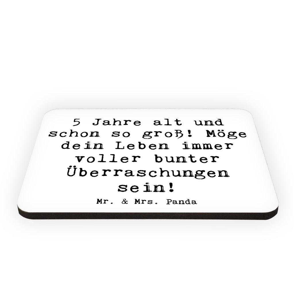 Magnet Spruch 5. Geburtstag Kühlschrankmagnet, Pinnwandmagnet, Souvenir Magnet, Motivmagnete, Dekomagnet, Whiteboard Magnet, Notiz Magnet, Kühlschrank Dekoration, Geburtstag, Geburtstagsgeschenk, Geschenk