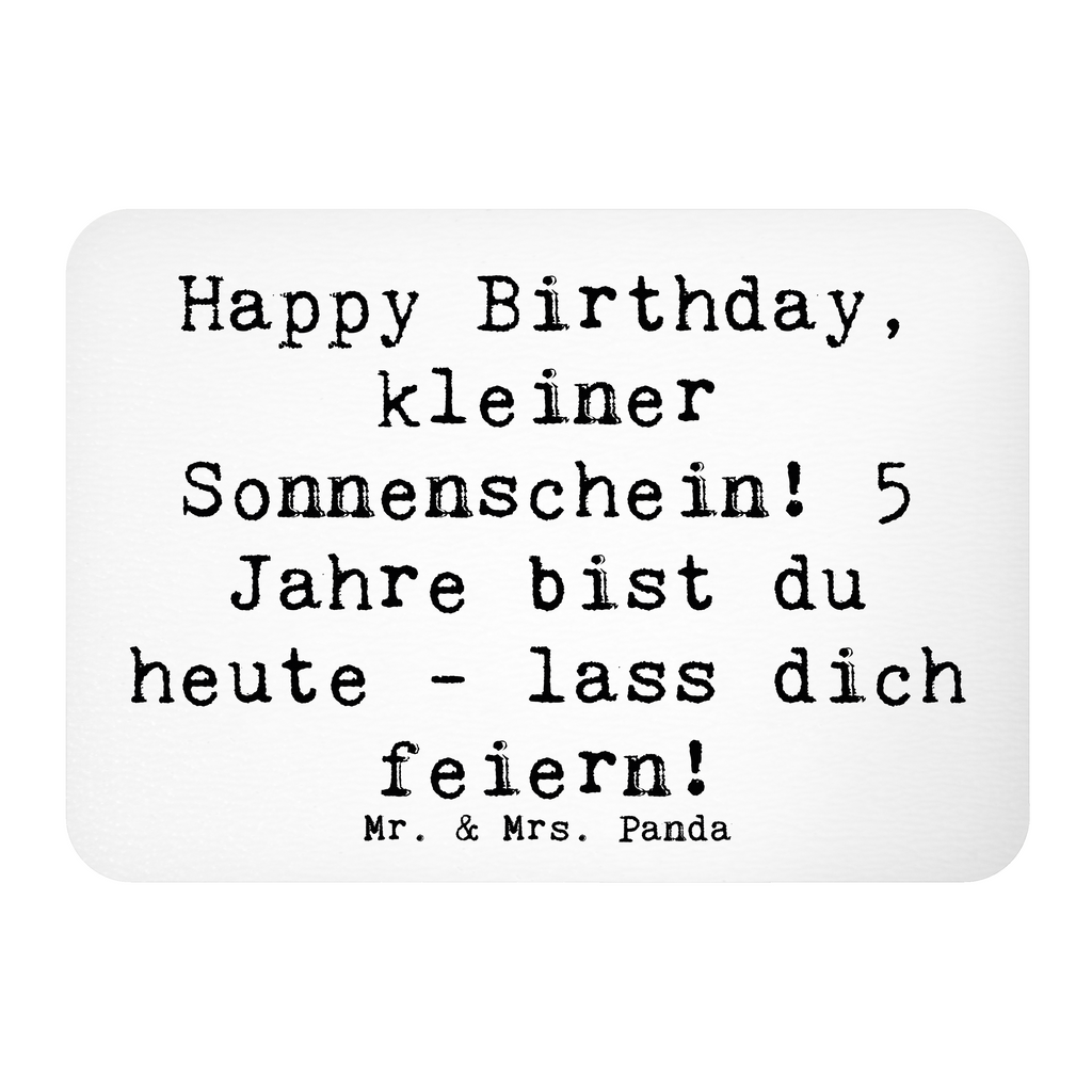 Magnet Spruch 5. Geburtstag Sonnenschein Kühlschrankmagnet, Pinnwandmagnet, Souvenir Magnet, Motivmagnete, Dekomagnet, Whiteboard Magnet, Notiz Magnet, Kühlschrank Dekoration, Geburtstag, Geburtstagsgeschenk, Geschenk