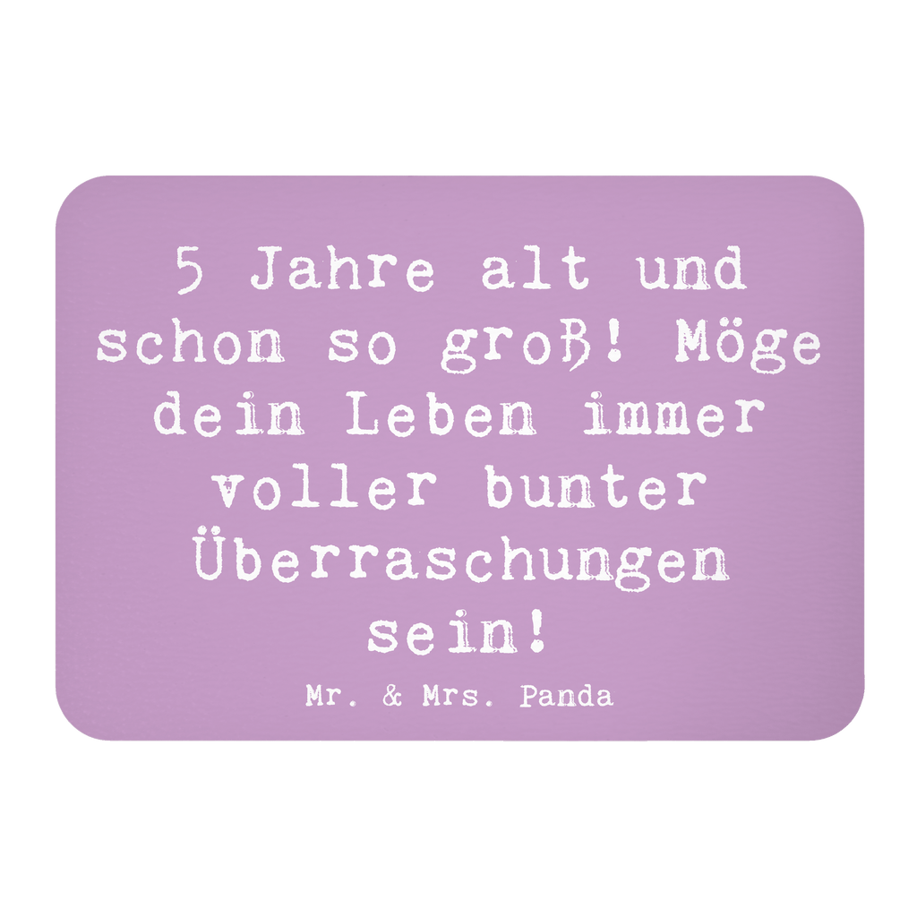 Magnet Spruch 5. Geburtstag Kühlschrankmagnet, Pinnwandmagnet, Souvenir Magnet, Motivmagnete, Dekomagnet, Whiteboard Magnet, Notiz Magnet, Kühlschrank Dekoration, Geburtstag, Geburtstagsgeschenk, Geschenk