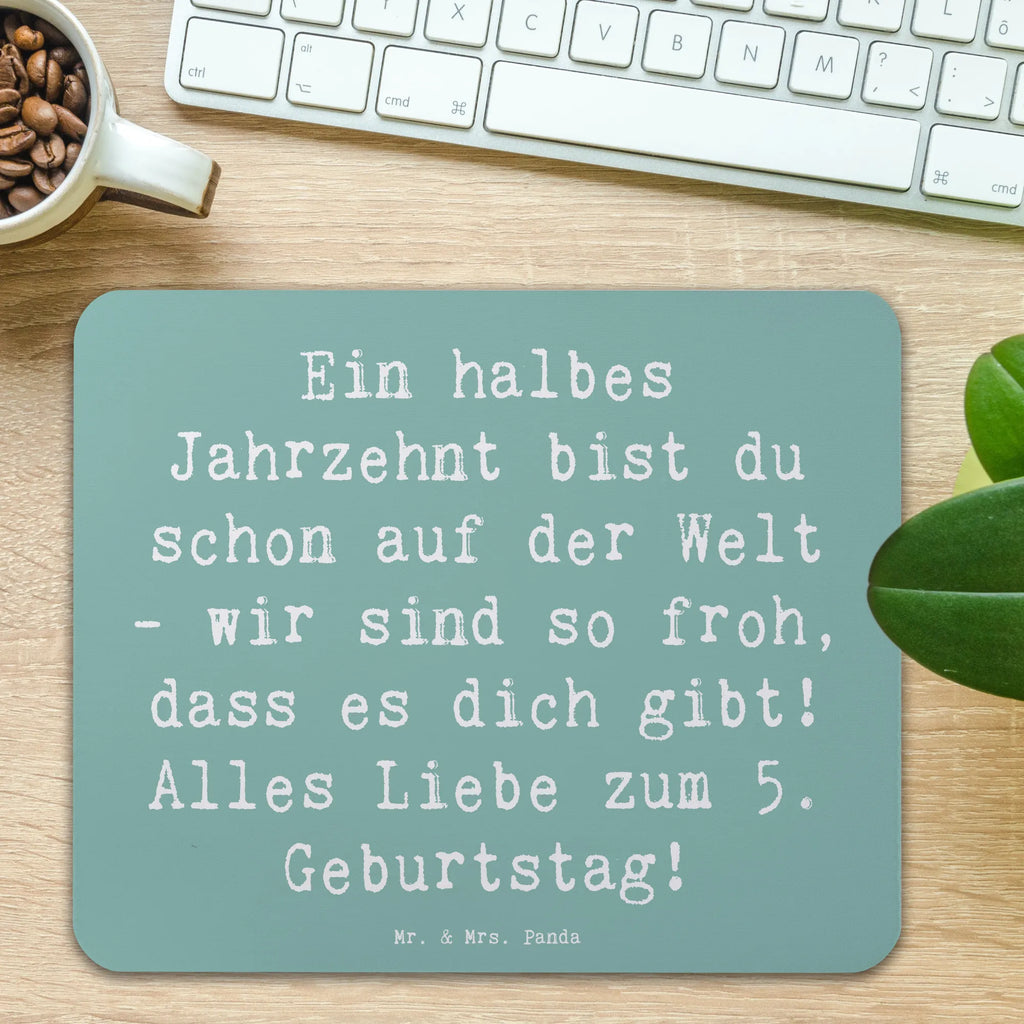 Mauspad Spruch 5. Geburtstag Freude Mousepad, Computer zubehör, Büroausstattung, PC Zubehör, Arbeitszimmer, Mauspad, Einzigartiges Mauspad, Designer Mauspad, Mausunterlage, Mauspad Büro, Geburtstag, Geburtstagsgeschenk, Geschenk