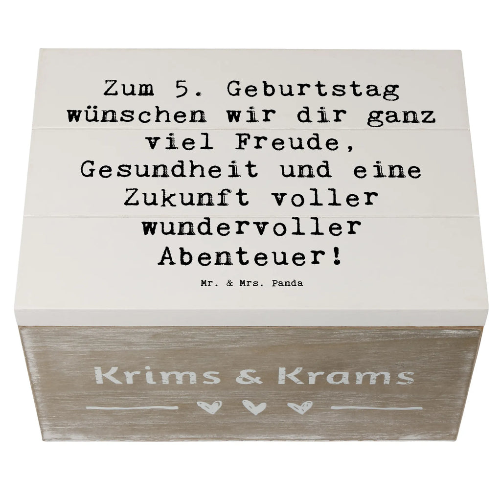 Holzkiste Spruch 5. Geburtstag Freude Holzkiste, Kiste, Schatzkiste, Truhe, Schatulle, XXL, Erinnerungsbox, Erinnerungskiste, Dekokiste, Aufbewahrungsbox, Geschenkbox, Geschenkdose, Geburtstag, Geburtstagsgeschenk, Geschenk