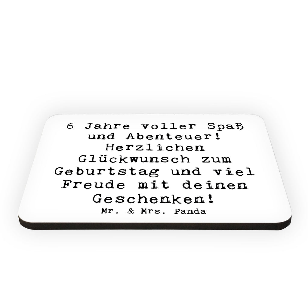 Magnet Spruch 6. Geburtstag Freude Kühlschrankmagnet, Pinnwandmagnet, Souvenir Magnet, Motivmagnete, Dekomagnet, Whiteboard Magnet, Notiz Magnet, Kühlschrank Dekoration, Geburtstag, Geburtstagsgeschenk, Geschenk