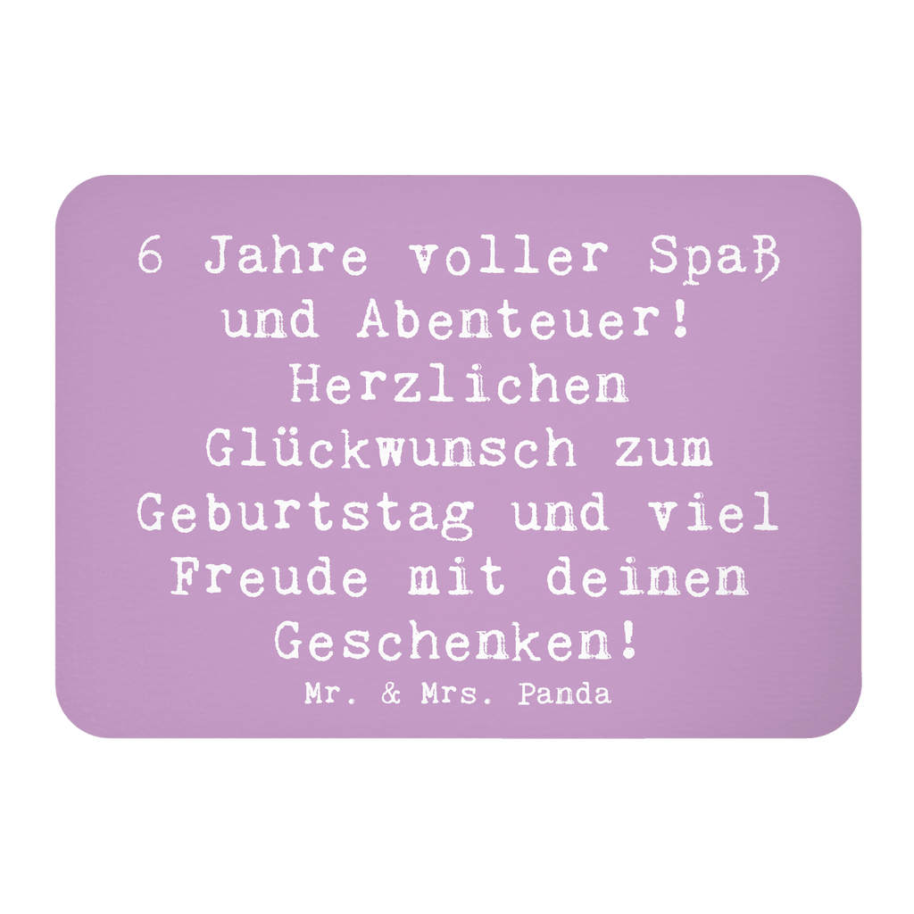 Magnet Spruch 6. Geburtstag Freude Kühlschrankmagnet, Pinnwandmagnet, Souvenir Magnet, Motivmagnete, Dekomagnet, Whiteboard Magnet, Notiz Magnet, Kühlschrank Dekoration, Geburtstag, Geburtstagsgeschenk, Geschenk