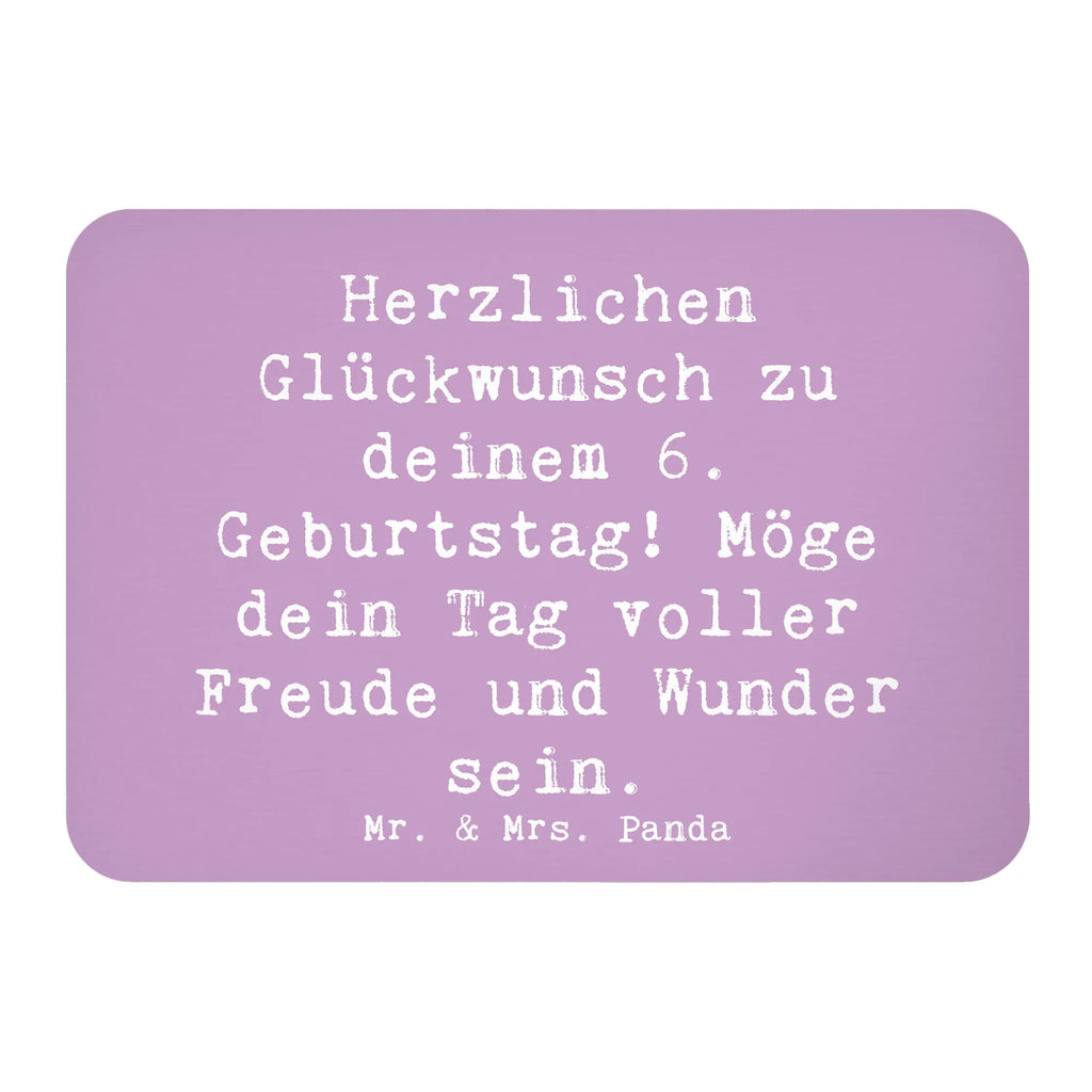 Magnet Spruch 6. Geburtstag Kühlschrankmagnet, Pinnwandmagnet, Souvenir Magnet, Motivmagnete, Dekomagnet, Whiteboard Magnet, Notiz Magnet, Kühlschrank Dekoration, Geburtstag, Geburtstagsgeschenk, Geschenk