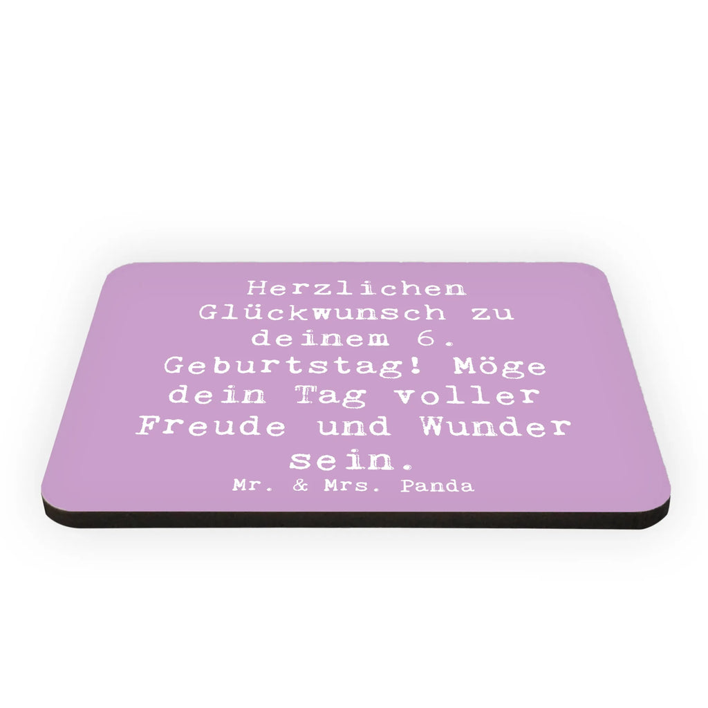 Magnet Spruch 6. Geburtstag Kühlschrankmagnet, Pinnwandmagnet, Souvenir Magnet, Motivmagnete, Dekomagnet, Whiteboard Magnet, Notiz Magnet, Kühlschrank Dekoration, Geburtstag, Geburtstagsgeschenk, Geschenk