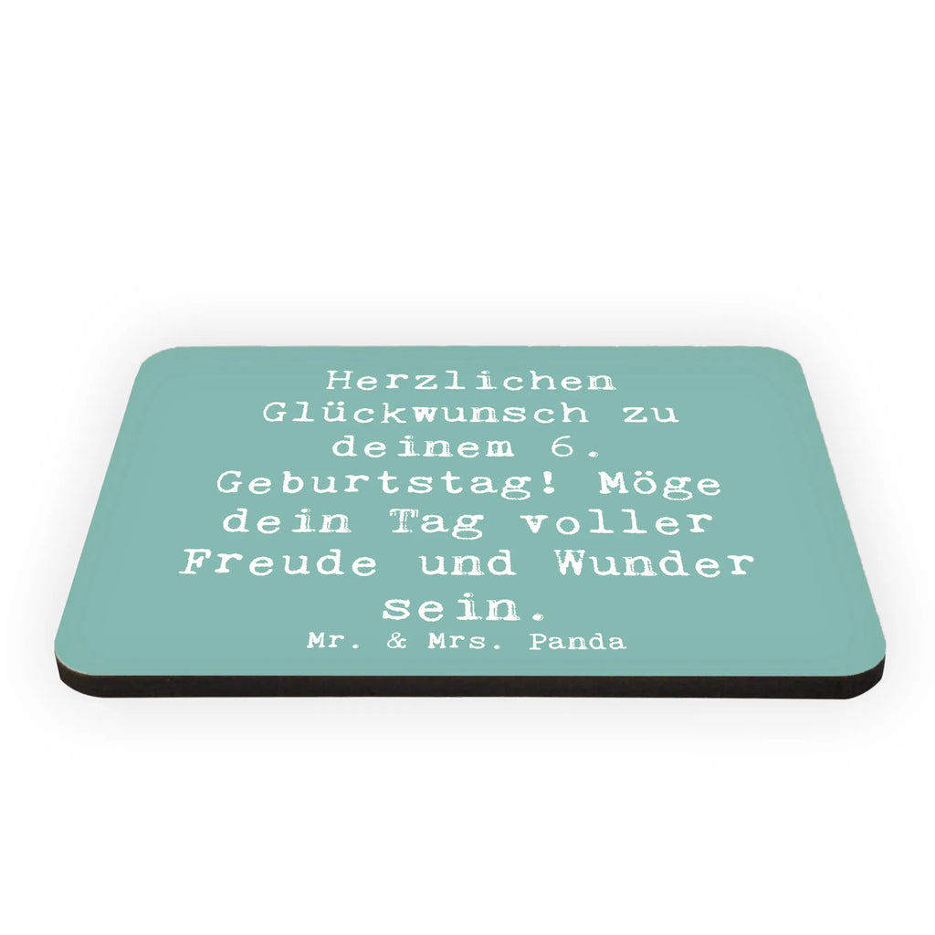 Magnet Spruch 6. Geburtstag Kühlschrankmagnet, Pinnwandmagnet, Souvenir Magnet, Motivmagnete, Dekomagnet, Whiteboard Magnet, Notiz Magnet, Kühlschrank Dekoration, Geburtstag, Geburtstagsgeschenk, Geschenk