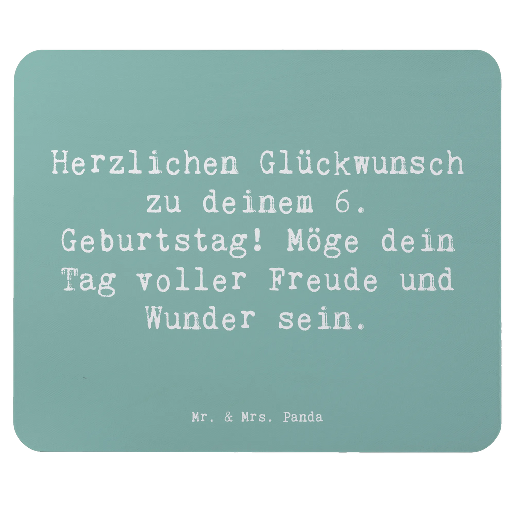 Mauspad Spruch 6. Geburtstag Mousepad, Computer zubehör, Büroausstattung, PC Zubehör, Arbeitszimmer, Mauspad, Einzigartiges Mauspad, Designer Mauspad, Mausunterlage, Mauspad Büro, Geburtstag, Geburtstagsgeschenk, Geschenk