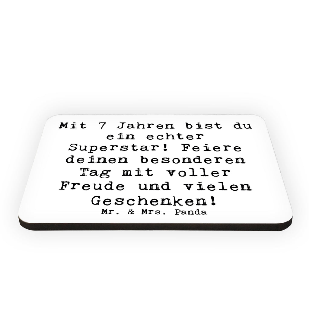 Magnet Spruch 7. Geburtstag Superstar Kühlschrankmagnet, Pinnwandmagnet, Souvenir Magnet, Motivmagnete, Dekomagnet, Whiteboard Magnet, Notiz Magnet, Kühlschrank Dekoration, Geburtstag, Geburtstagsgeschenk, Geschenk