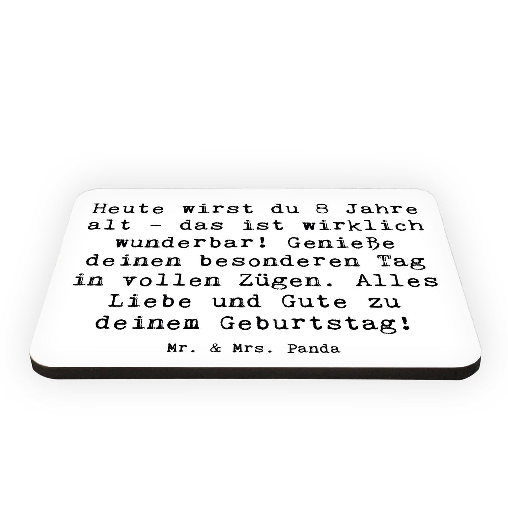 Magnet Spruch 8. Geburtstag Feier Kühlschrankmagnet, Pinnwandmagnet, Souvenir Magnet, Motivmagnete, Dekomagnet, Whiteboard Magnet, Notiz Magnet, Kühlschrank Dekoration, Geburtstag, Geburtstagsgeschenk, Geschenk