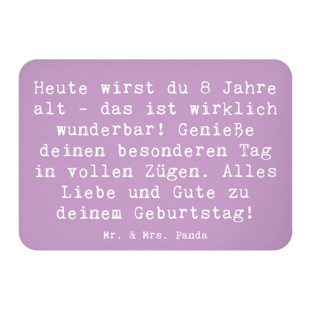 Magnet Spruch 8. Geburtstag Feier Kühlschrankmagnet, Pinnwandmagnet, Souvenir Magnet, Motivmagnete, Dekomagnet, Whiteboard Magnet, Notiz Magnet, Kühlschrank Dekoration, Geburtstag, Geburtstagsgeschenk, Geschenk