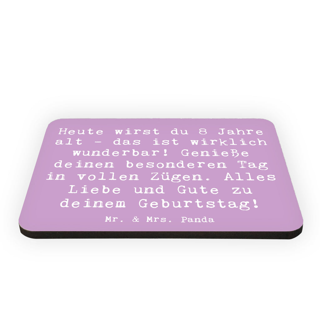 Magnet Spruch 8. Geburtstag Feier Kühlschrankmagnet, Pinnwandmagnet, Souvenir Magnet, Motivmagnete, Dekomagnet, Whiteboard Magnet, Notiz Magnet, Kühlschrank Dekoration, Geburtstag, Geburtstagsgeschenk, Geschenk