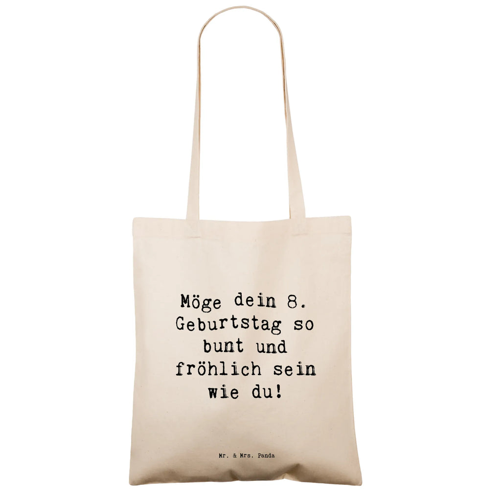 Tragetasche Spruch 8. Geburtstag Freude Beuteltasche, Beutel, Einkaufstasche, Jutebeutel, Stoffbeutel, Tasche, Shopper, Umhängetasche, Strandtasche, Schultertasche, Stofftasche, Tragetasche, Badetasche, Jutetasche, Einkaufstüte, Laptoptasche, Geburtstag, Geburtstagsgeschenk, Geschenk