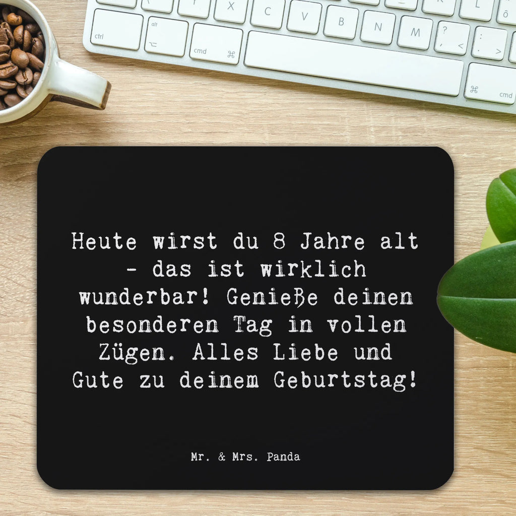 Mauspad Spruch 8. Geburtstag Feier Mousepad, Computer zubehör, Büroausstattung, PC Zubehör, Arbeitszimmer, Mauspad, Einzigartiges Mauspad, Designer Mauspad, Mausunterlage, Mauspad Büro, Geburtstag, Geburtstagsgeschenk, Geschenk